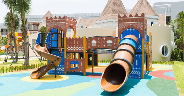 Outdoor Spielplatz für die Kinder