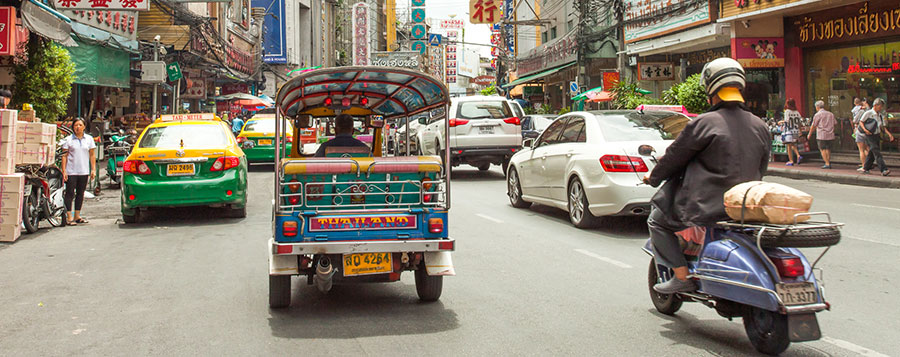 Tuk Tuk in Thailand Bangkok